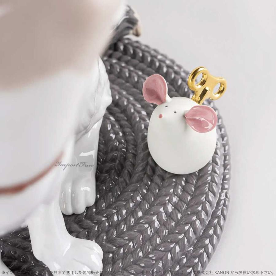 LLADRO リヤドロ ネコとおもちゃ 猫 ネズミ 鼠 置物 01009547 LLADRO リヤドロ ネコとおもちゃ 猫 ネズミ 鼠 置物 01009547