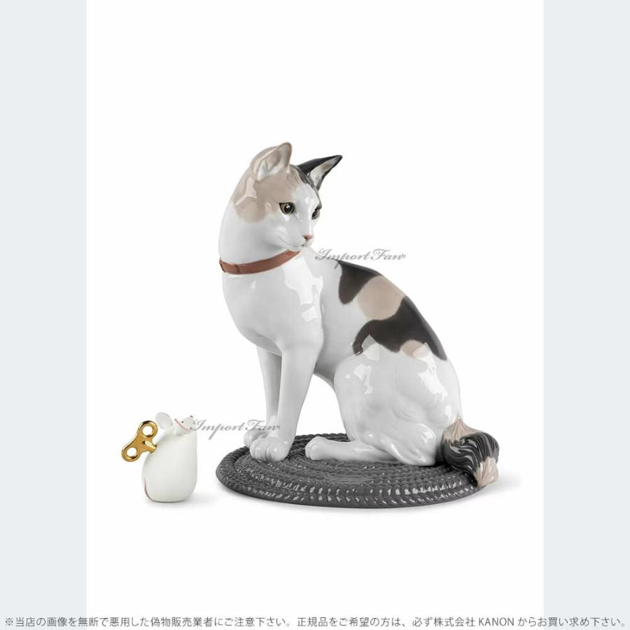LLADRO リヤドロ ネコとおもちゃ 猫 ネズミ 鼠 置物 01009547 LLADRO リヤドロ ネコとおもちゃ 猫 ネズミ 鼠 置物 01009547