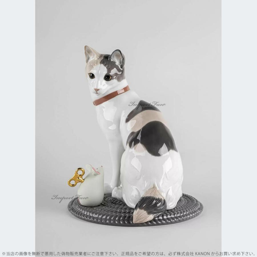 リヤドロ ネコとおもちゃ 猫 ネズミ 鼠 置物 01009547 LLADRO ギフト プレゼント  □｜importfan｜07