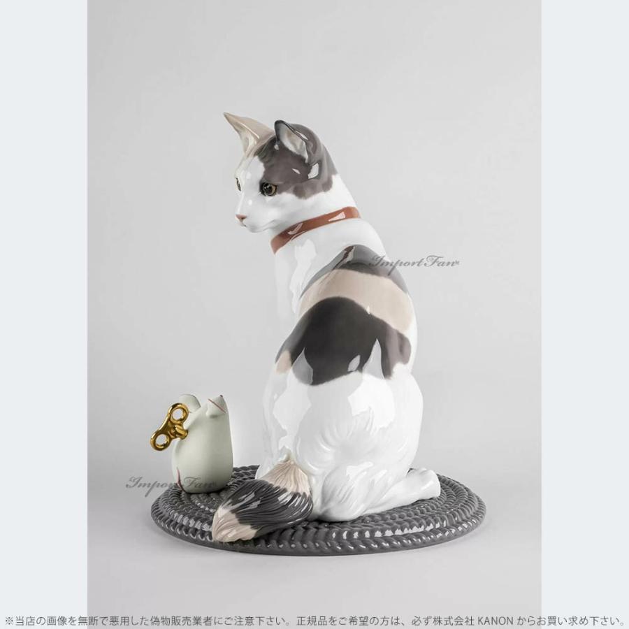 リヤドロ ネコとおもちゃ 猫 ネズミ 鼠 置物 01009547 LLADRO ギフト プレゼント  □｜importfan｜08