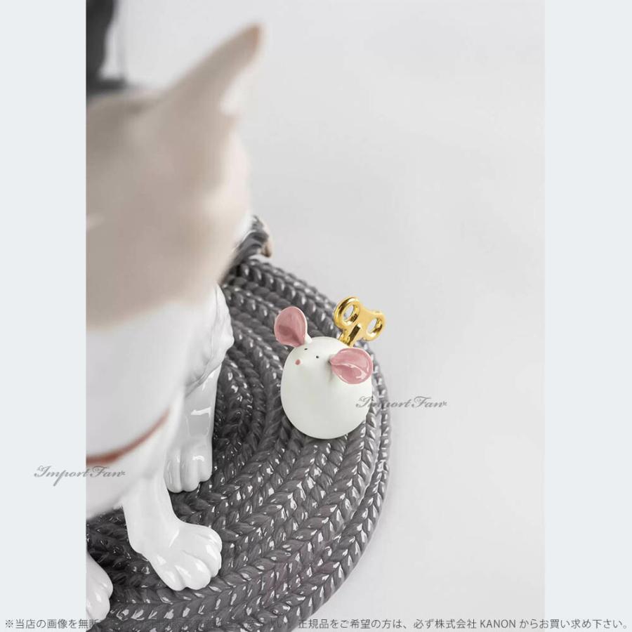 リヤドロ ネコとおもちゃ 猫 ネズミ 鼠 置物 01009547 LLADRO ギフト プレゼント  □｜importfan｜10