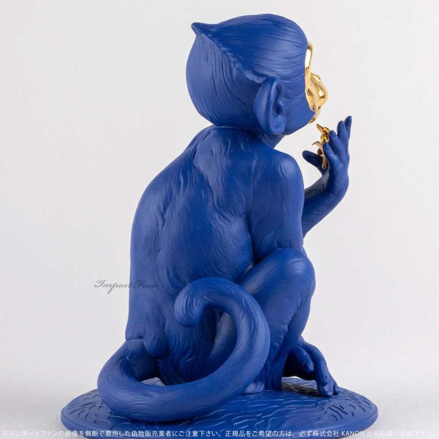 LLADRO リヤドロ リトルモンキー ボールドブルー 世界限定制作数 LLADRO リヤドロ リトルモンキー ボールドブルー 世界限定制作数