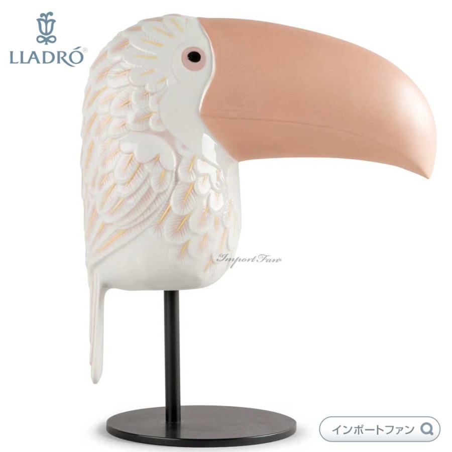 LLADRO（リヤドロ） Face 2 Face トゥーカン オオハシ 鳥 置物