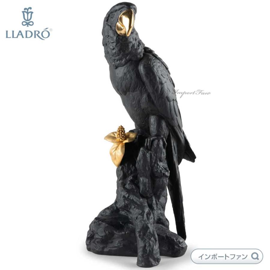 LLADRO リヤドロ コンゴウインコ ボールドブラック 世界限定制作 LLADRO リヤドロ コンゴウインコ ボールドブラック 世界限定制作