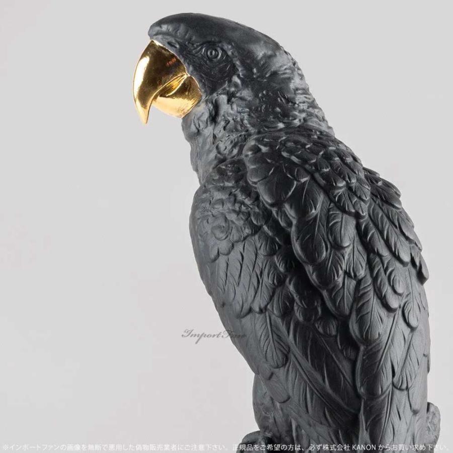 LLADRO リヤドロ コンゴウインコ ボールドブラック 世界限定制作 LLADRO リヤドロ コンゴウインコ ボールドブラック 世界限定制作
