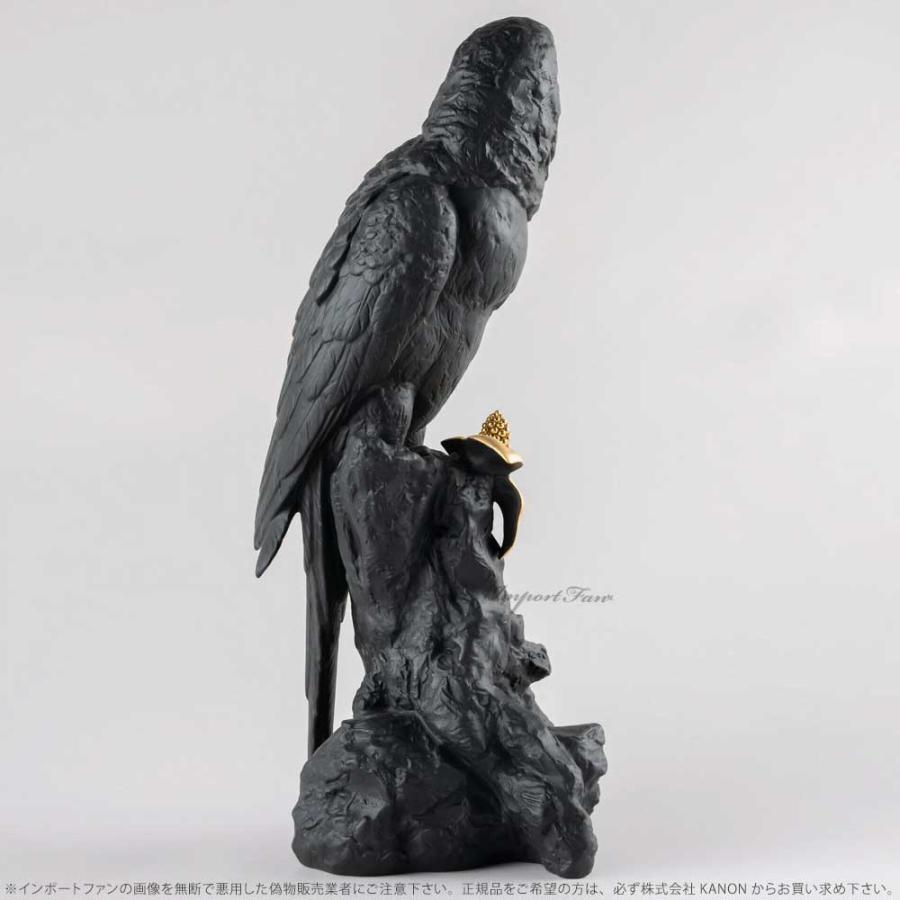 LLADRO リヤドロ コンゴウインコ ボールドブラック 世界限定制作 LLADRO リヤドロ コンゴウインコ ボールドブラック 世界限定制作