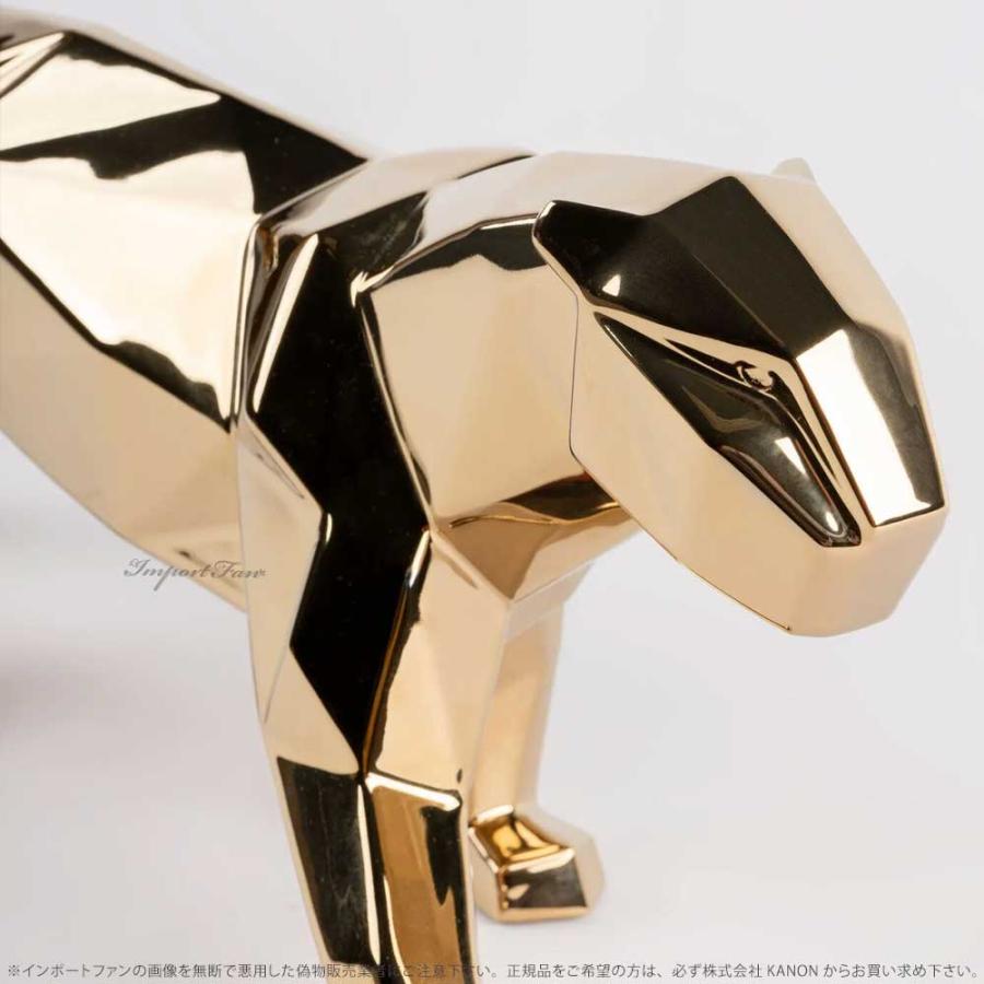 リヤドロ 折り紙 パンサー Origami ゴールド 豹 ヒョウ 01009580 LLADROの画像