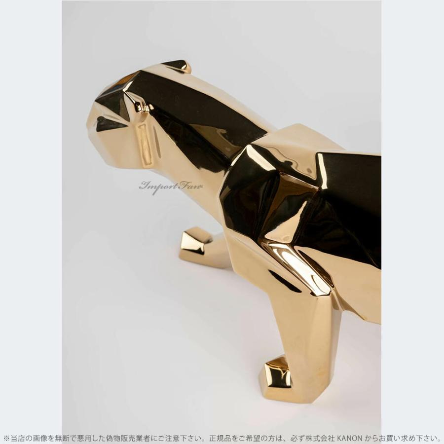 リヤドロ 折り紙 パンサー Origami ゴールド 豹 ヒョウ 01009580 LLADROの画像