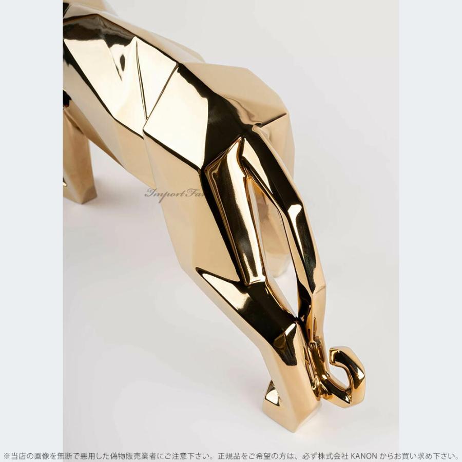 リヤドロ 折り紙 パンサー Origami ゴールド 豹 ヒョウ 01009580 LLADROの画像