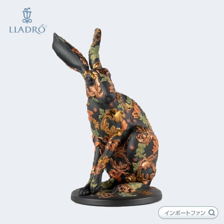 リヤドロ 森のウサギ ラビット 動物 干支 01009583 LLADRO Forest Hare