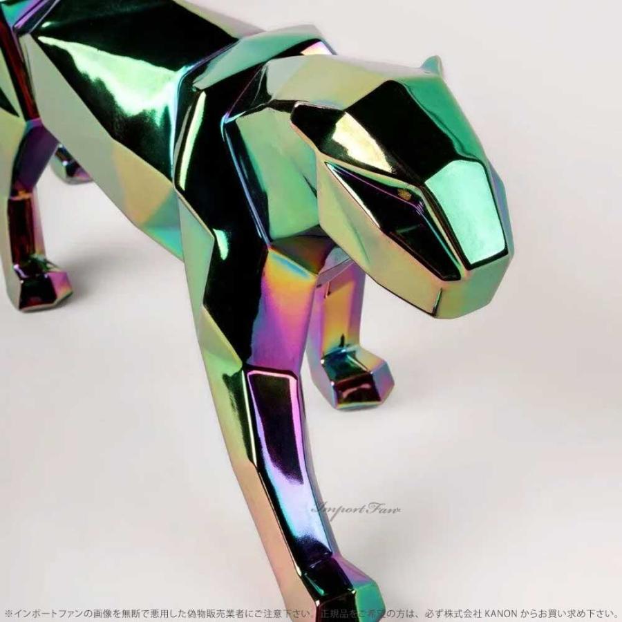 リヤドロ 折り紙 パンサー Origami イリディセント 虹色 玉虫色 豹 ヒョウ 01009691 LLADRO ギフト プレゼントの画像