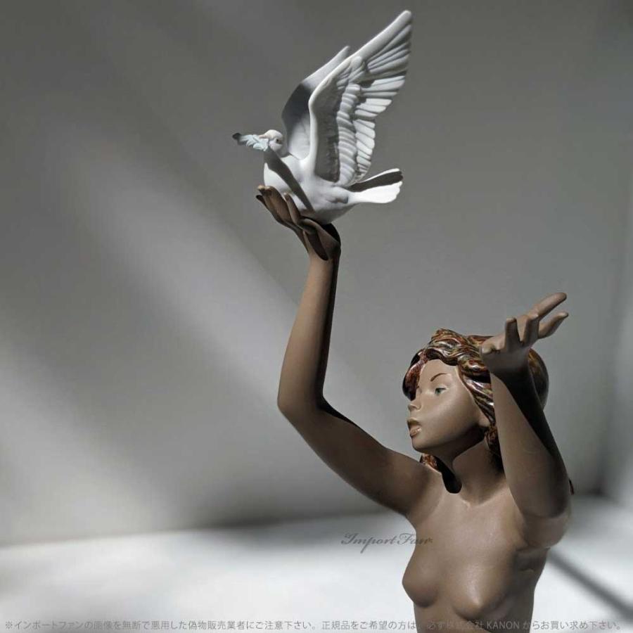 スペインヴィンテージリヤドロ磁器人形つがいの鳩 【公式通販】