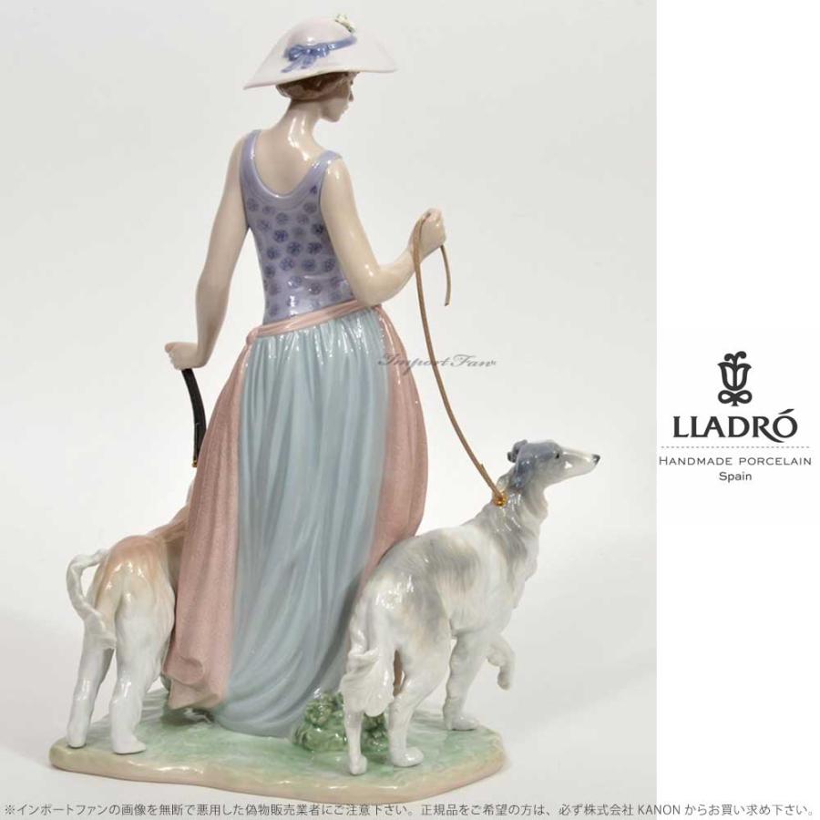 リヤドロ 優雅な散歩のひととき 女性 犬 05802 LLADRO ELEGANT PROMENADE ギフト プレゼント｜importfan｜03