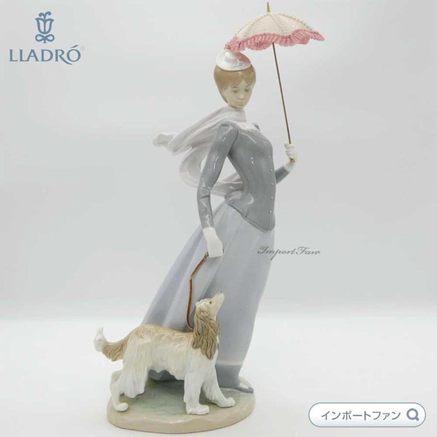 値下げ！犬と散歩のショールの貴婦人