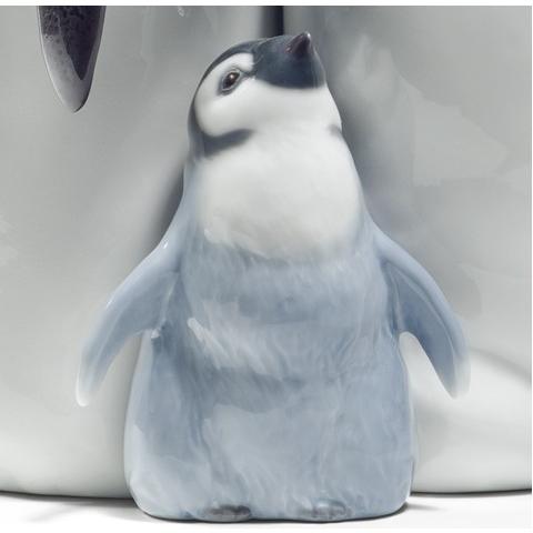 リヤドロ ペンギンの親子 コウテイペンギン 01008696 LLADRO ギフト プレゼント  □の画像