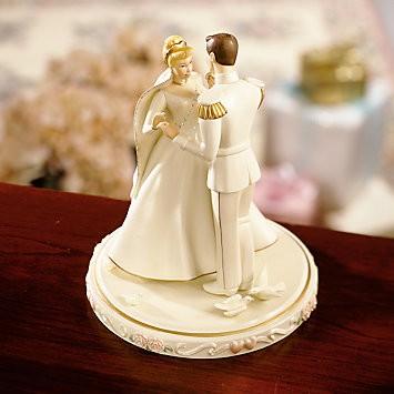 レノックス シンデレラの結婚式の日 シンデレラと王子 ウエディングケーキトップ LENOX Cinderella's Wedding Day Cake Topper ディズニー □