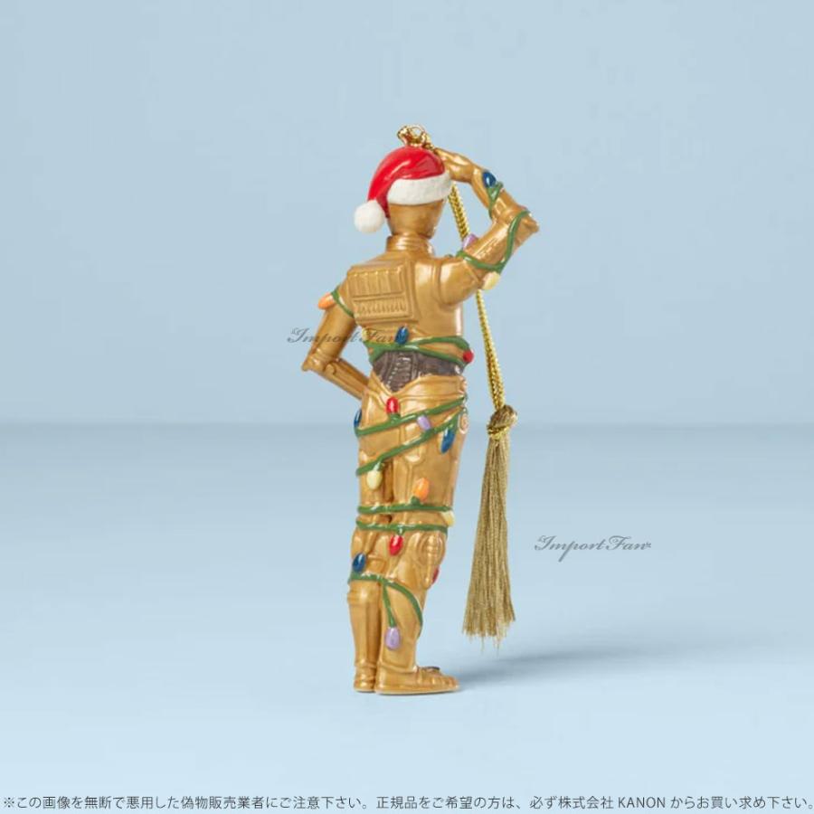 LENOX レノックス スターウォーズ C-3PO ドロイド オーナメント Disney Star Wars C-3PO Ornament 894898 □｜importfan｜03