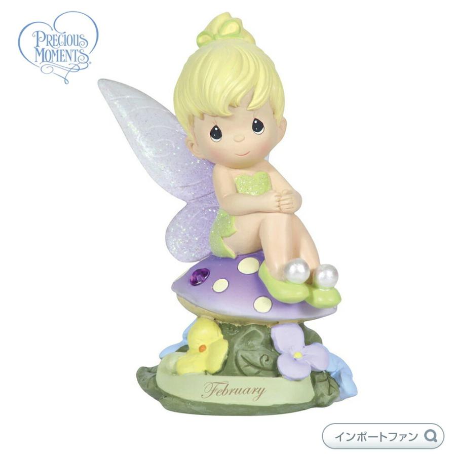 プレシャスモーメンツ ピーターパン ティンカー ベル 2月 アメジスト 妖精 ディズニー 1139 February Fairy As Tinker Bell Resin Figurine Precious Momen Pm1139 インポートファン 通販 Yahoo ショッピング