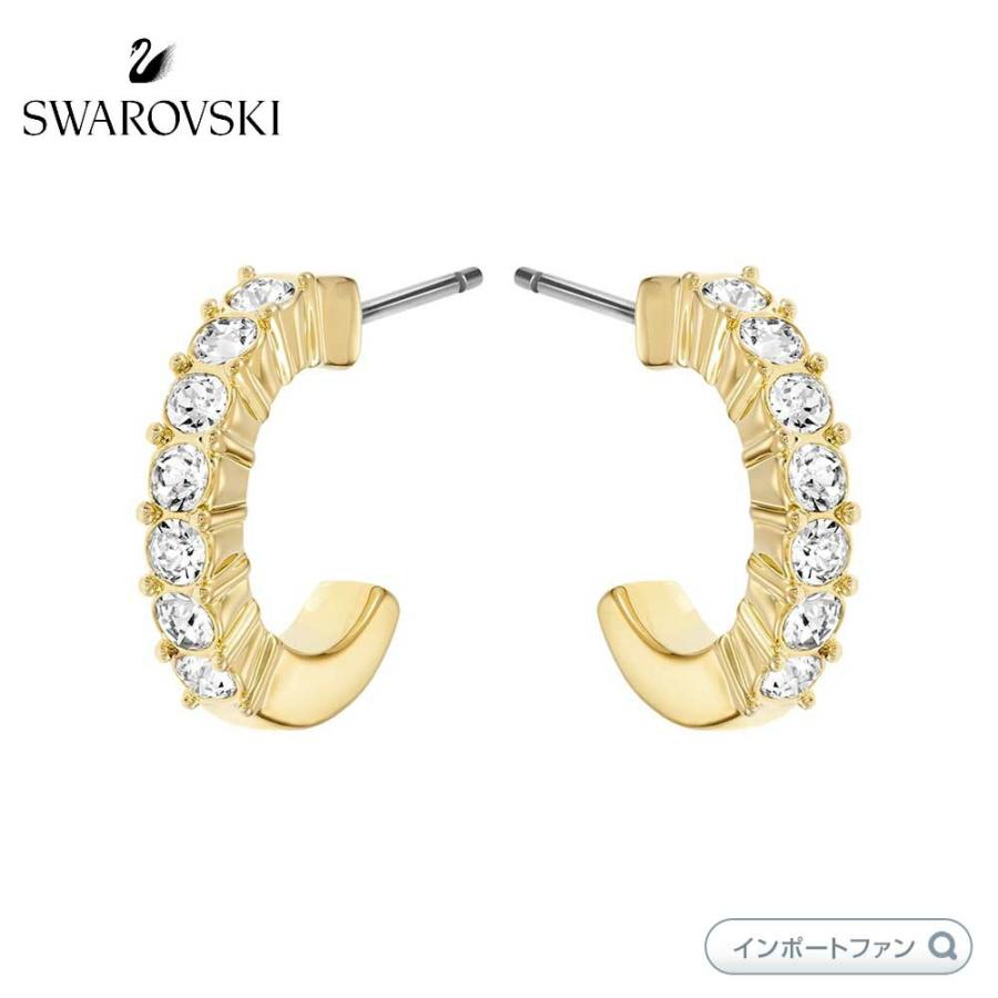 SWAROVSKI スワロフスキー ミニフープピアス ゴールド 5022451 SWAROVSKI スワロフスキー ミニフープピアス ゴールド 5022451