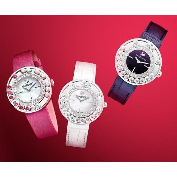 SWAROVSKI スワロフスキー ラブリー クリスタル オ―ベルジン ウォッチ  