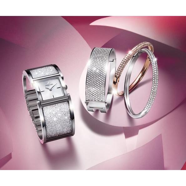 SWAROVSKI スワロフスキー ストーン ミニ バングル S ローズ SWAROVSKI スワロフスキー ストーン ミニ バングル S ローズ