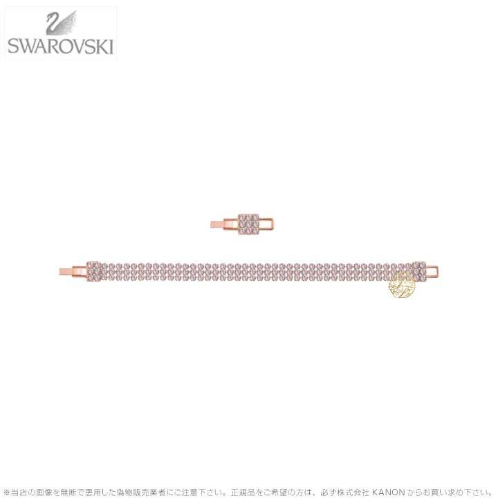 SWAROVSKI スワロフスキー テニス ブレスレット ローズゴールド