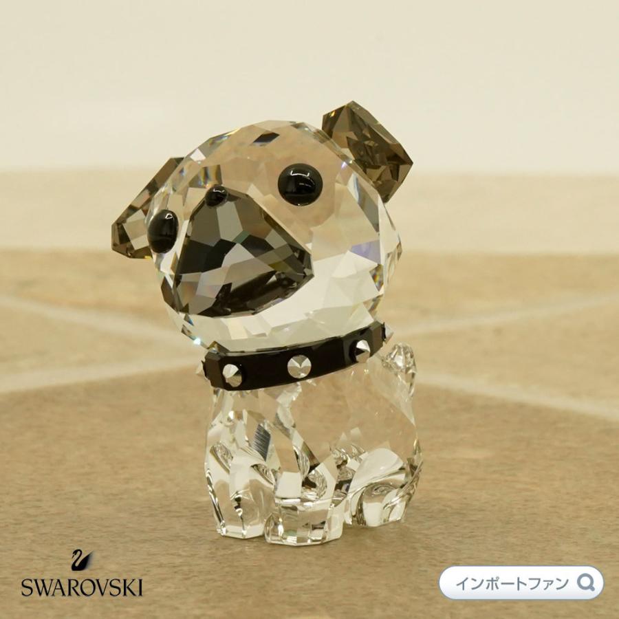 スワロフスキー パピー ロキシー パグ 犬 5063333 Swarovski Puppy Roxy The Pug  置物 クリスマス ギフト プレゼント 即納｜importfan