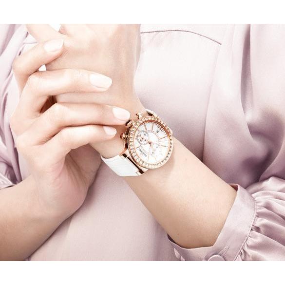SWAROVSKI スワロフスキー シトラ スプヒアー クロノ ホワイト ローズ 