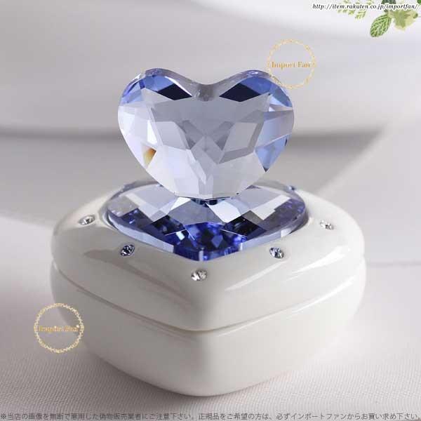 スワロスキーSwarovski アクセサリーケース 水色 【公式通販】