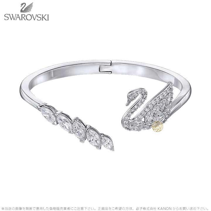 SWAROVSKI スワロフスキー スワン レイク バングル 5258396 5231330 