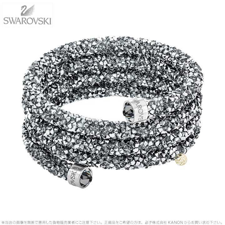 Swarovskiクリスタルバングル スワロフスキー SWAROVSKI クリスタルダスト ダブルバングル