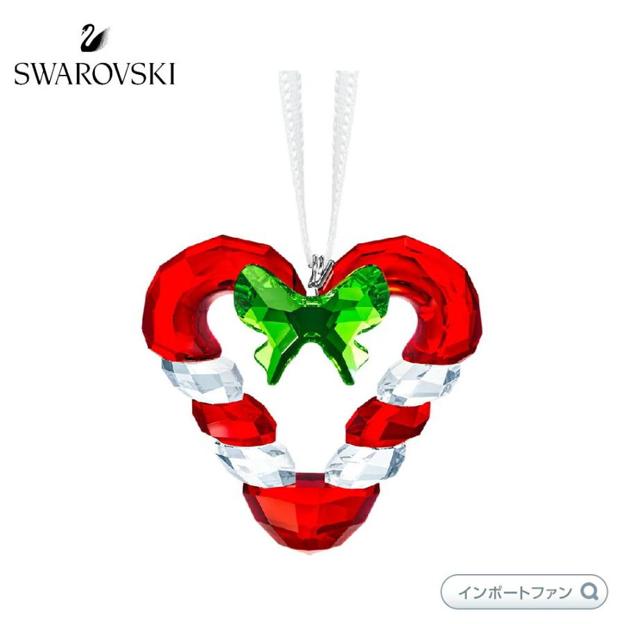 スワロフスキー　オーナメント ハート SWAROVSKI（スワロフスキー） キャンディーケインハート クリスマス