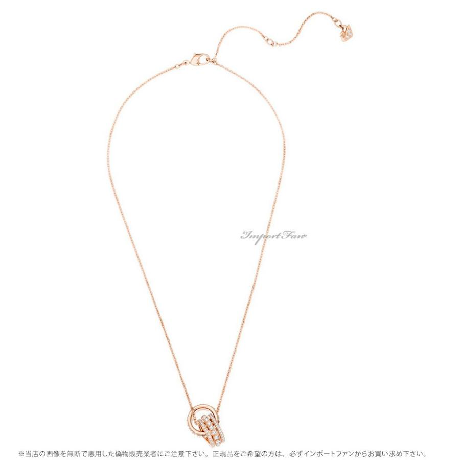 SWAROVSKI スワロフスキー ファーザー ペンダント ローズゴールド 