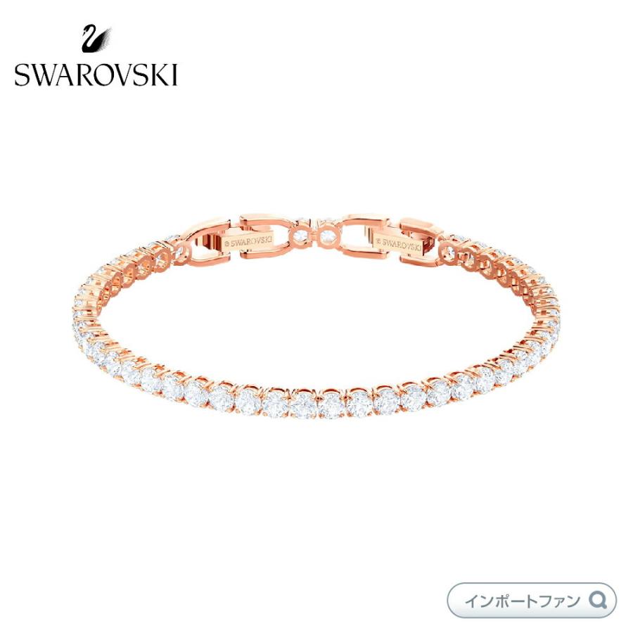 スワロフスキー テニス デラックス ブレスレット ローズゴールド 5464948 Swarovski □｜importfan