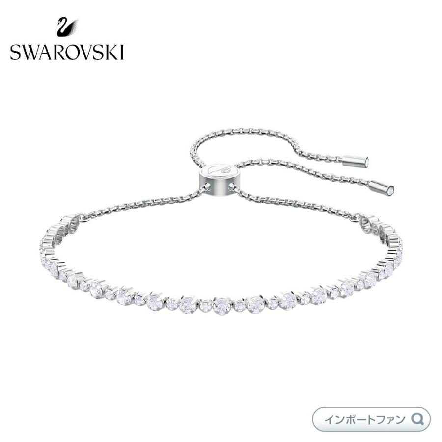 スワロフスキー サートル ブレスレット ホワイト 5465384 Swarovski クリスマス ギフト □｜importfan