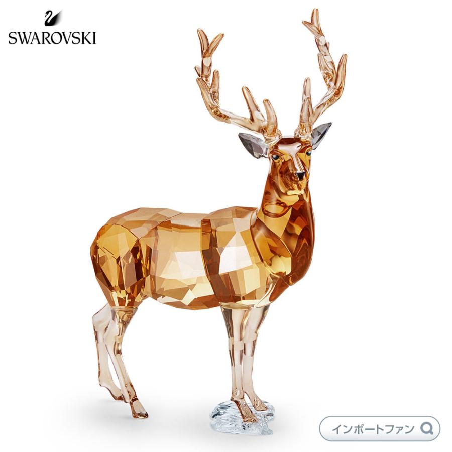SWAROVSKI（スワロフスキー） 雄ジカ 鹿 動物 親子 SCS会員限定 125