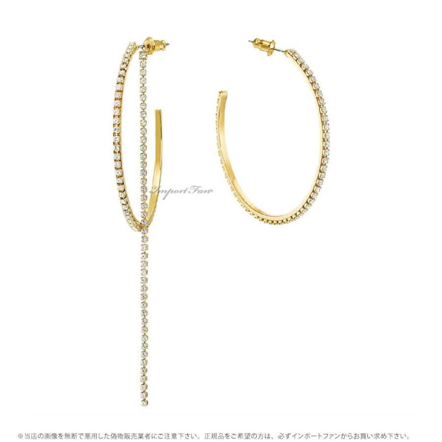 スワロフスキー フィット フープピアス ゴールド 5504573 Swarovski