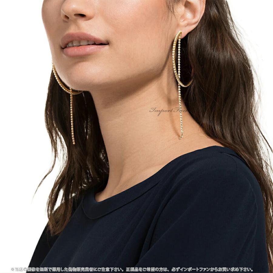 スワロフスキー フィット フープピアス ゴールド 5504573 Swarovski クリスマス ギフト □ スワロフスキー フィット フープピアス ゴールド 5504573 Swarovski クリスマス ギフト □