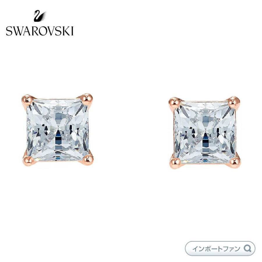 スワロフスキー アトラクト ピアス ローズゴールド 5509935 Swarovski クリスマス ギフト □