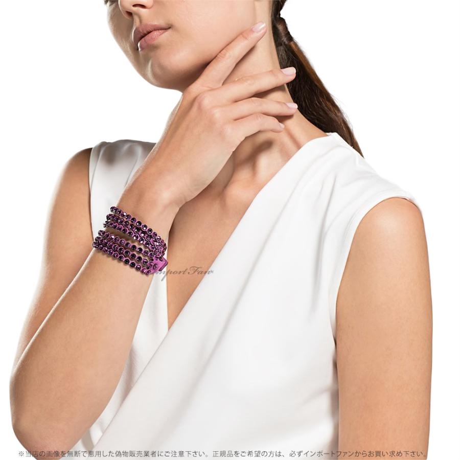 SWAROVSKI スワロフスキー パワーコレクション ブレスレット パープル 