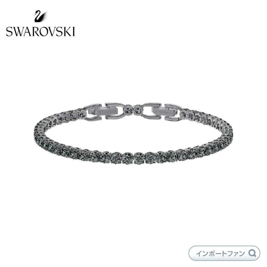 スワロフスキー テニス デラックス ブレスレット グレー 5514655 
