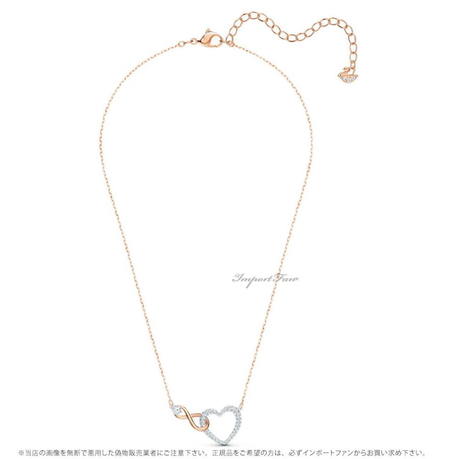 SWAROVSKI スワロフスキー インフィニティ ハート ピアス ネックレス 