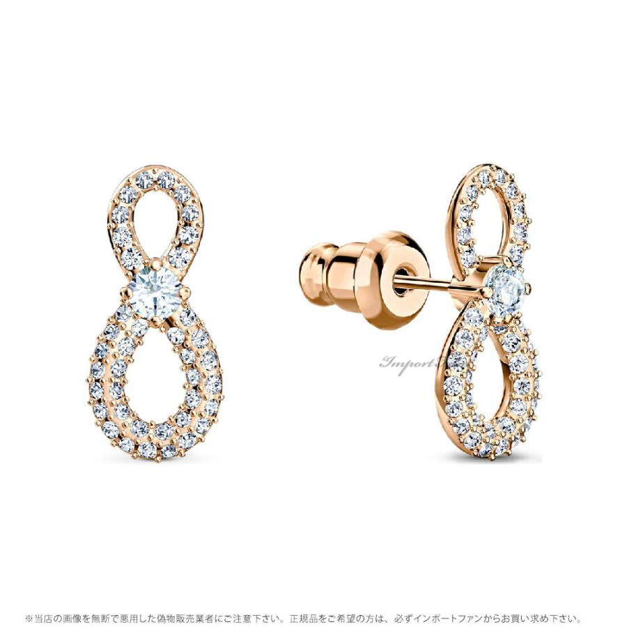 SWAROVSKI スワロフスキー インフィニティ ハート ピアス ネックレス 