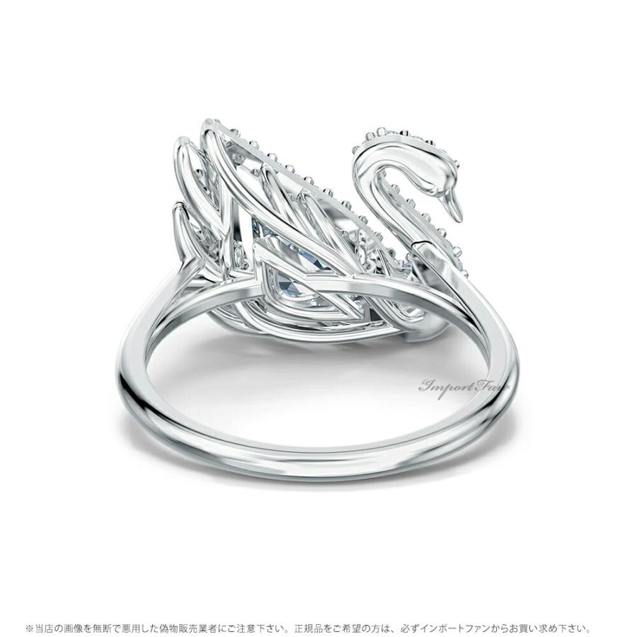 SWAROVSKI スワロフスキー ダンシングスワン 白鳥 リング 指輪 SWAROVSKI スワロフスキー ダンシングスワン 白鳥 リング 指輪