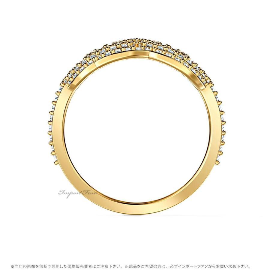 Swarovski スワロフスキーロータスリングリングゴールドロータスフラワー SWAROVSKI スワロフスキー シンボリック ロータス 花 フラワー