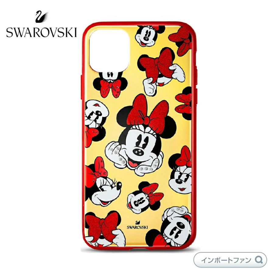 スワロフスキー ミニー スマートフォン Iphone11 Pro Max ケース カバー付き ディズニー Swarovski Sw インポートファン 通販 Yahoo ショッピング