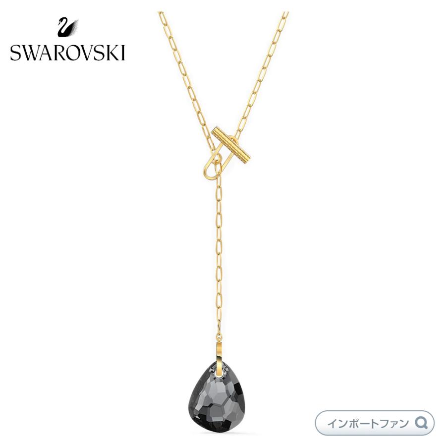 SWAROVSKI スワロフスキー ティー バー Y字型ネックレス グレー SWAROVSKI スワロフスキー ティー バー Y字型ネックレス グレー