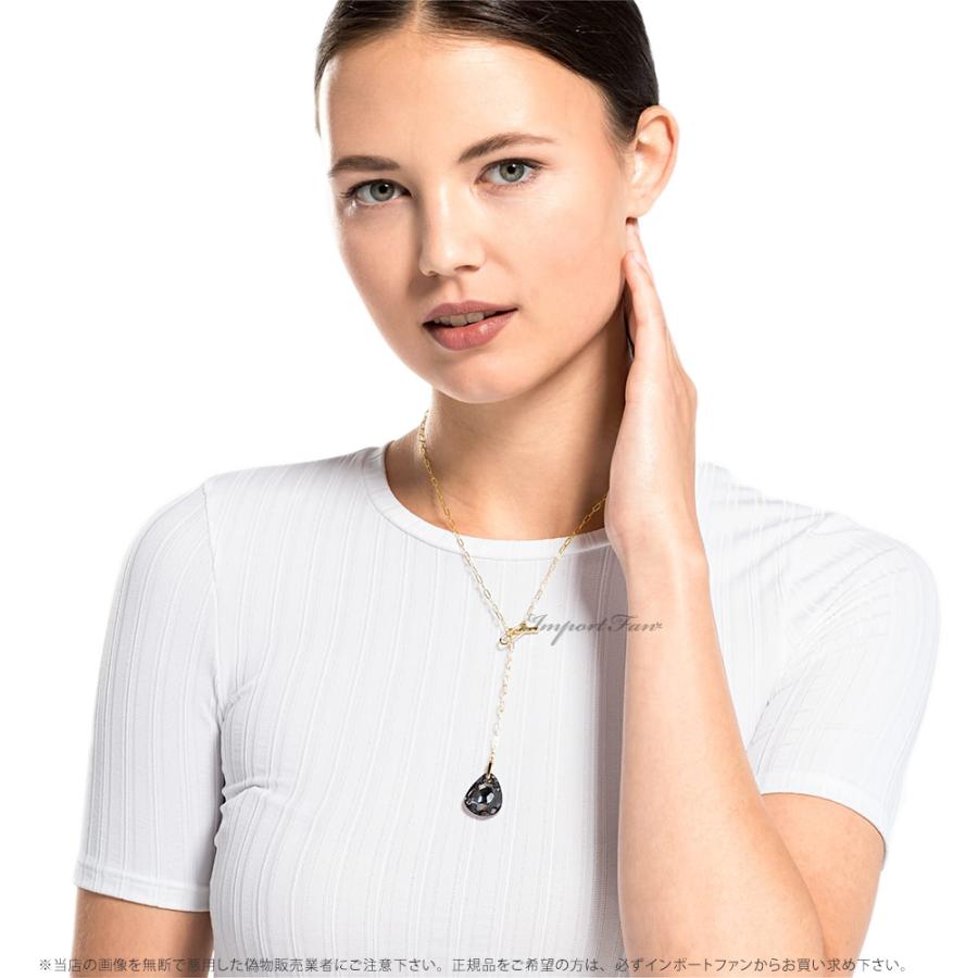 SWAROVSKI スワロフスキー ティー バー Y字型ネックレス グレー SWAROVSKI スワロフスキー ティー バー Y字型ネックレス グレー