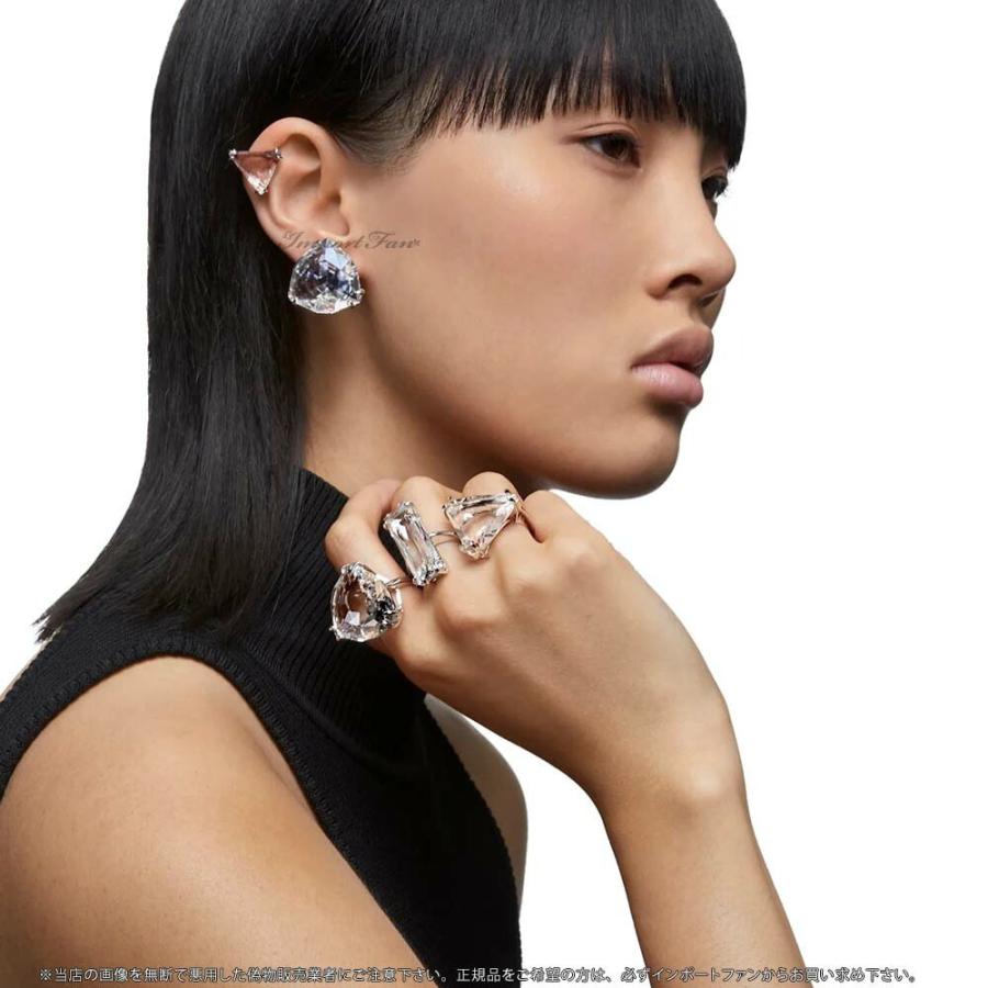 スワロフスキー メスメラ クリップイヤリング シングル デルタ  