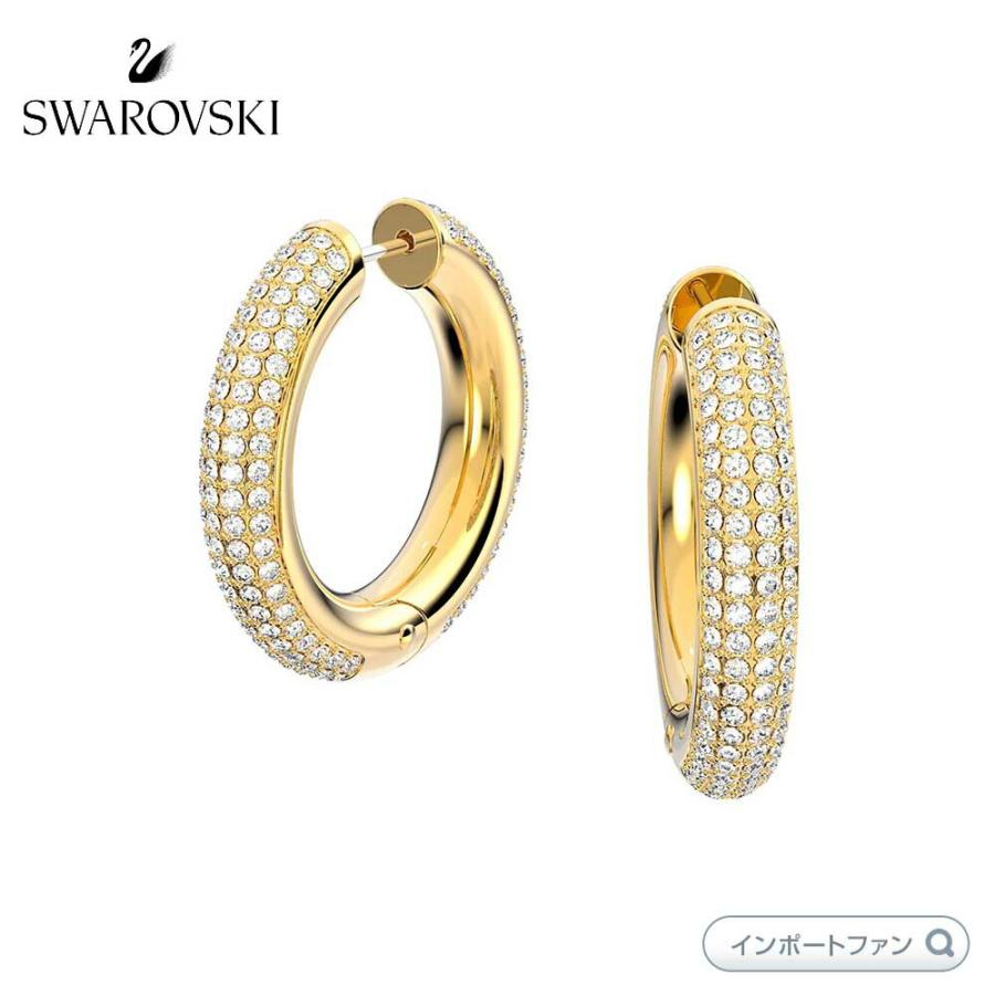 SWAROVSKI（スワロフスキー） デクストラ フープピアス ゴールド